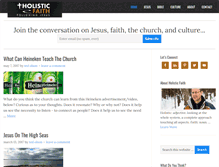 Tablet Screenshot of holisticfaith.com